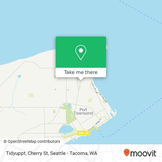 Tidyuppt, Cherry St map