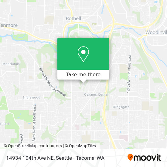 Mapa de 14934 104th Ave NE