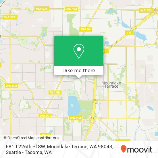 6810 226th Pl SW, Mountlake Terrace, WA 98043 map