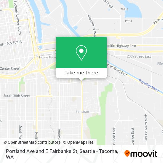 Mapa de Portland Ave and E Fairbanks St