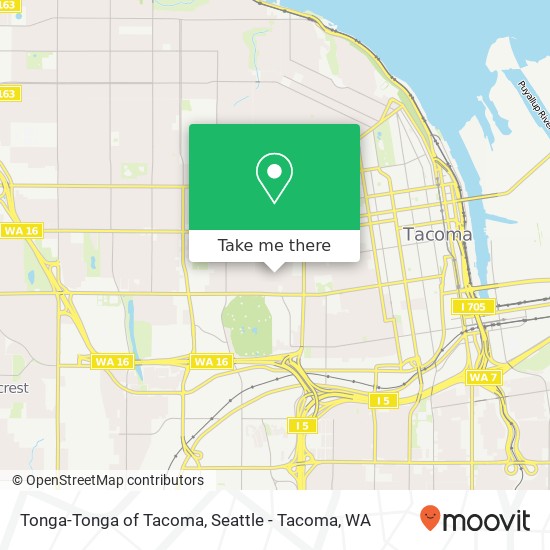 Tonga-Tonga of Tacoma map
