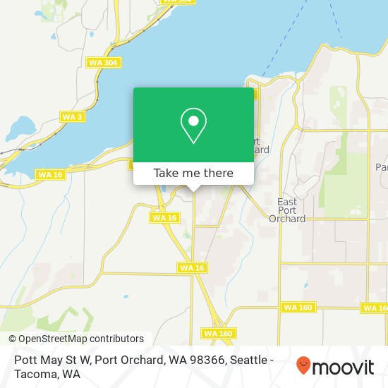 Pott May St W, Port Orchard, WA 98366 map