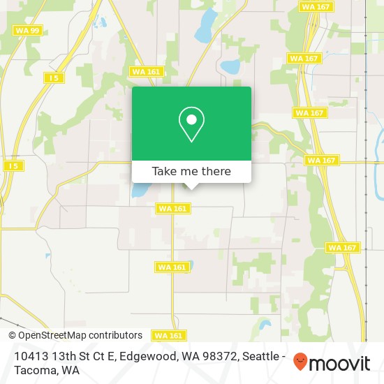 10413 13th St Ct E, Edgewood, WA 98372 map