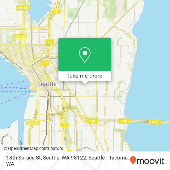18th Spruce St, Seattle, WA 98122 map