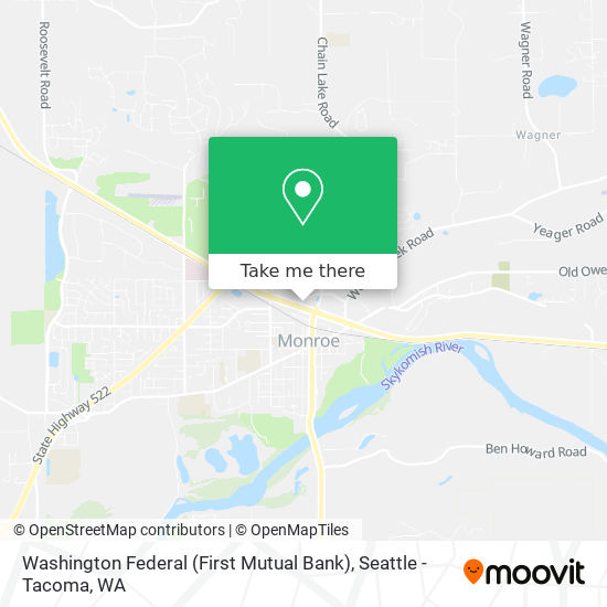 Washington Federal (First Mutual Bank) map