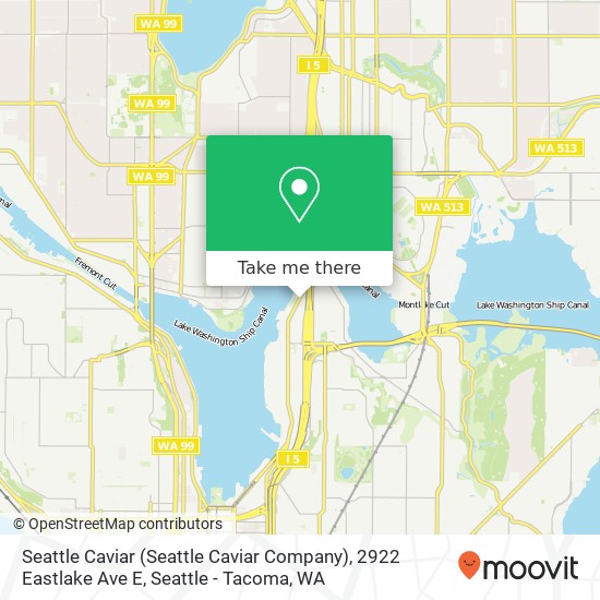 Seattle Caviar (Seattle Caviar Company), 2922 Eastlake Ave E map