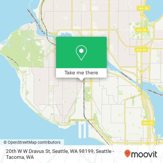 20th W W Dravus St, Seattle, WA 98199 map