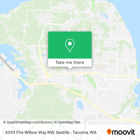 Mapa de 4359 Fire Willow Way NW
