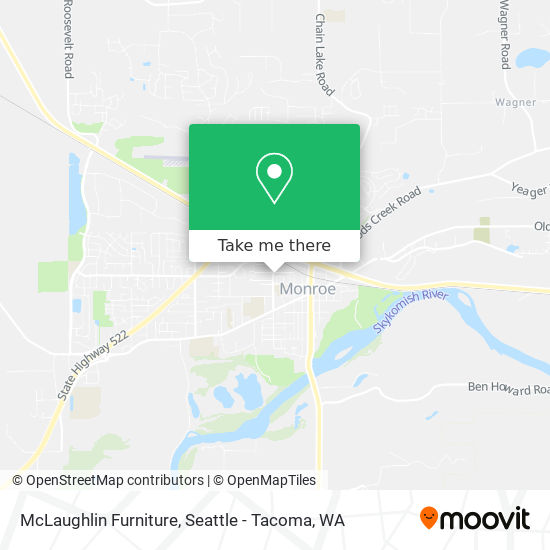 McLaughlin Furniture map