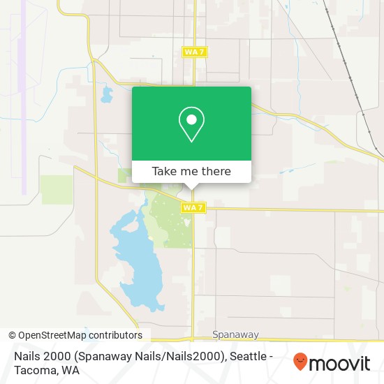 Nails 2000 (Spanaway Nails / Nails2000) map