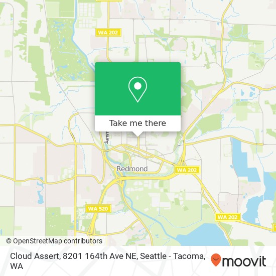 Cloud Assert, 8201 164th Ave NE map
