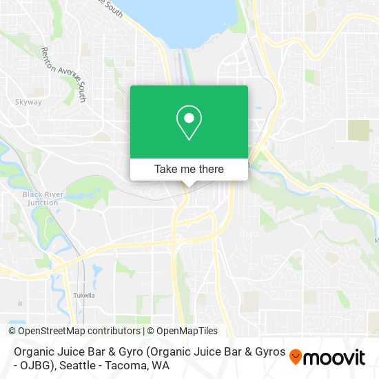 Organic Juice Bar & Gyro (Organic Juice Bar & Gyros - OJBG) map