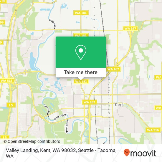 Valley Landing, Kent, WA 98032 map