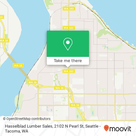 Hasselblad Lumber Sales, 2102 N Pearl St map