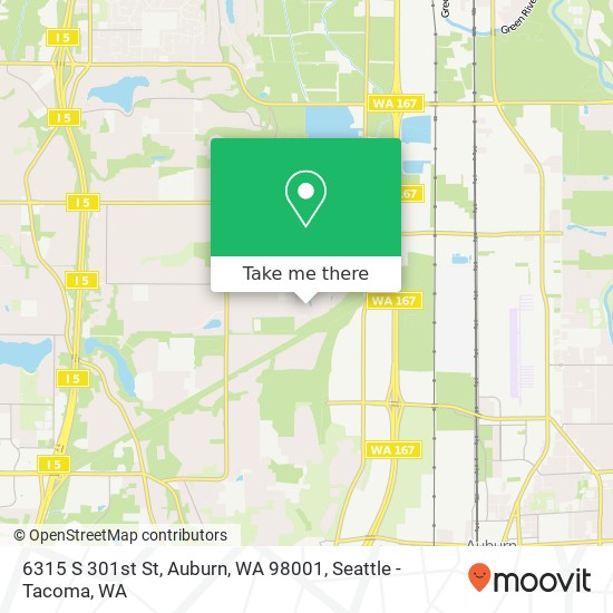 6315 S 301st St, Auburn, WA 98001 map