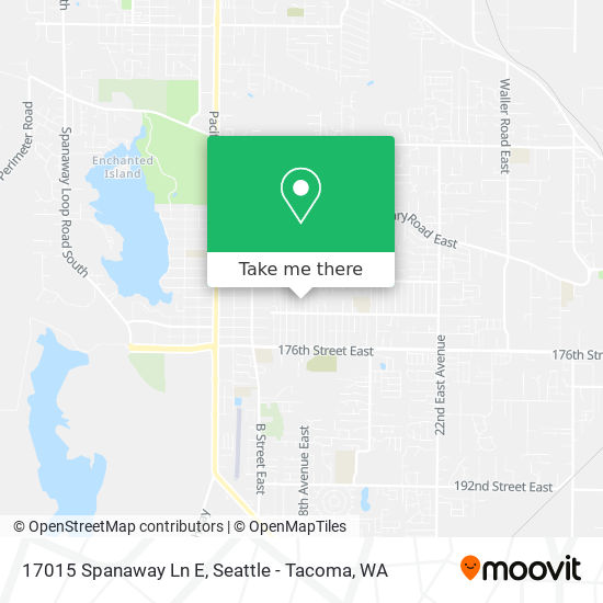 17015 Spanaway Ln E map