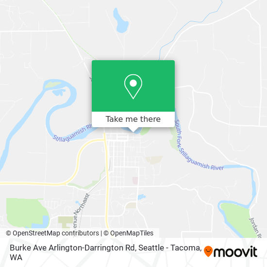 Burke Ave Arlington-Darrington Rd map