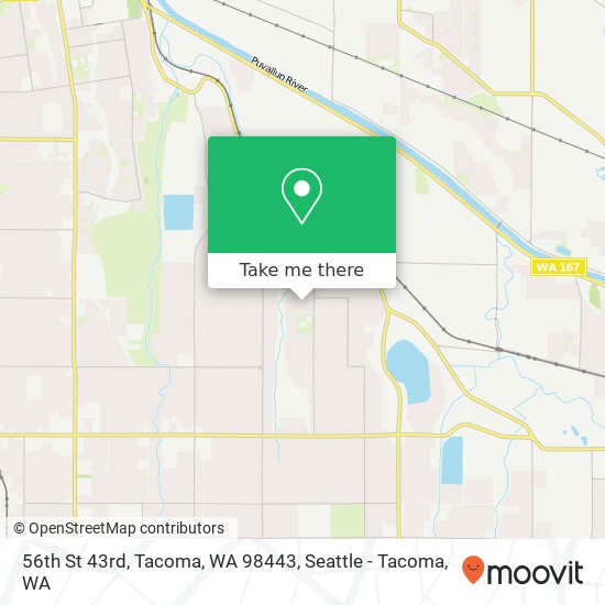 56th St 43rd, Tacoma, WA 98443 map