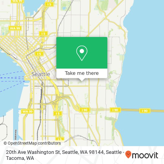 20th Ave Washington St, Seattle, WA 98144 map