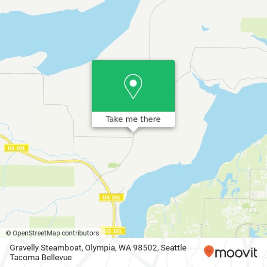 Mapa de Gravelly Steamboat, Olympia, WA 98502