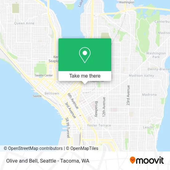 Olive and Bell map