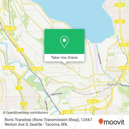 Ron's Transhop (Rons Transmission Shop), 12667 Renton Ave S map