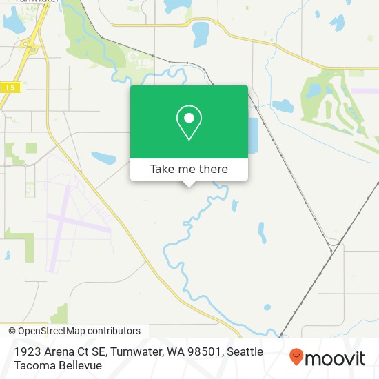 1923 Arena Ct SE, Tumwater, WA 98501 map