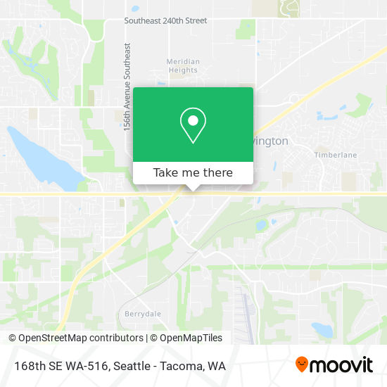 168th SE WA-516 map