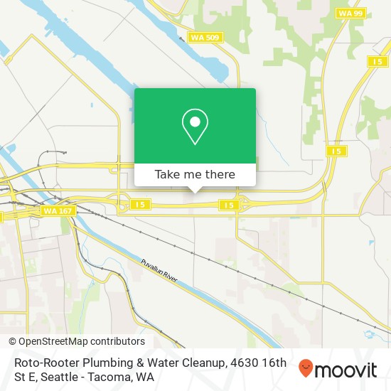 Roto-Rooter Plumbing & Water Cleanup, 4630 16th St E map