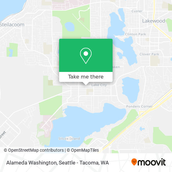 Mapa de Alameda Washington