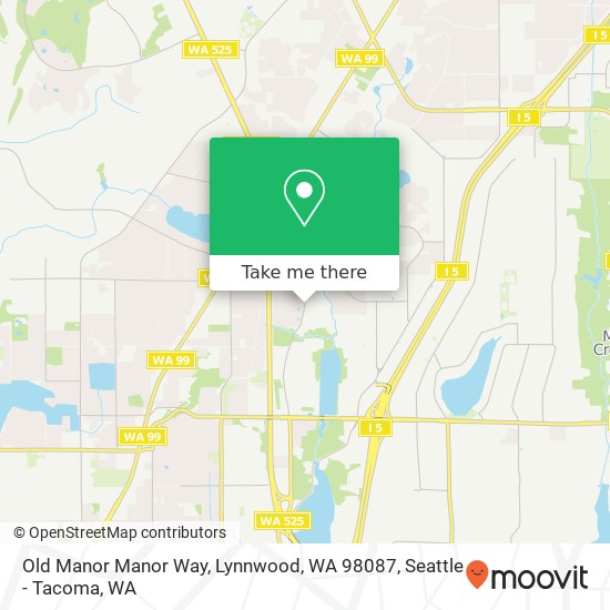 Old Manor Manor Way, Lynnwood, WA 98087 map