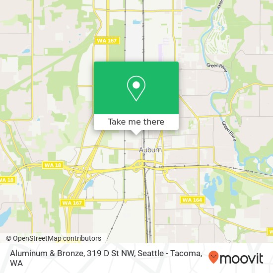 Mapa de Aluminum & Bronze, 319 D St NW