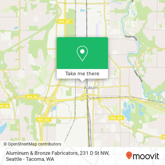 Mapa de Aluminum & Bronze Fabricators, 231 D St NW