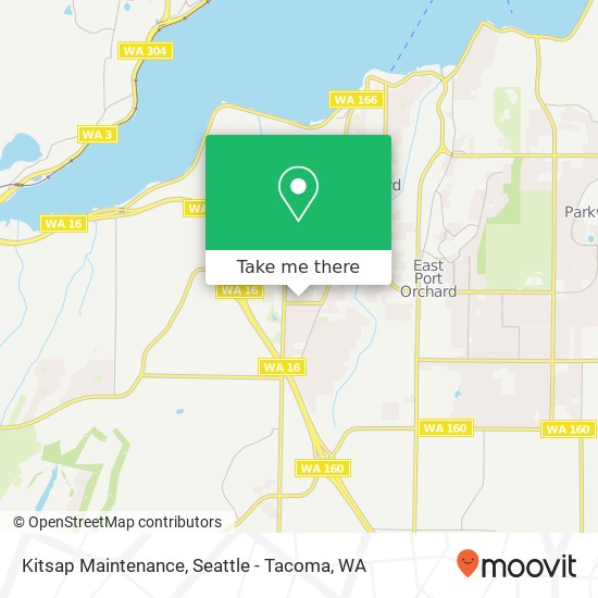 Kitsap Maintenance map