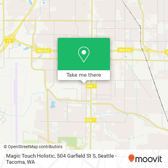 Mapa de Magic Touch Holistic, 504 Garfield St S