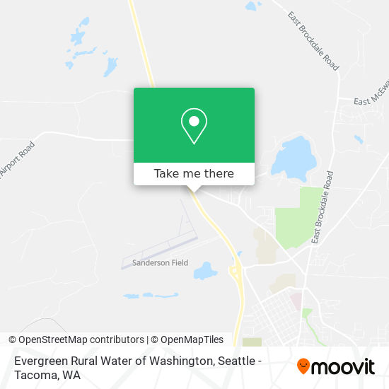 Mapa de Evergreen Rural Water of Washington