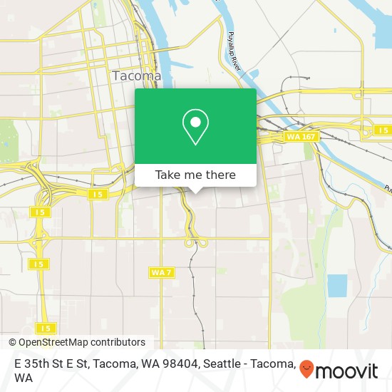 E 35th St E St, Tacoma, WA 98404 map