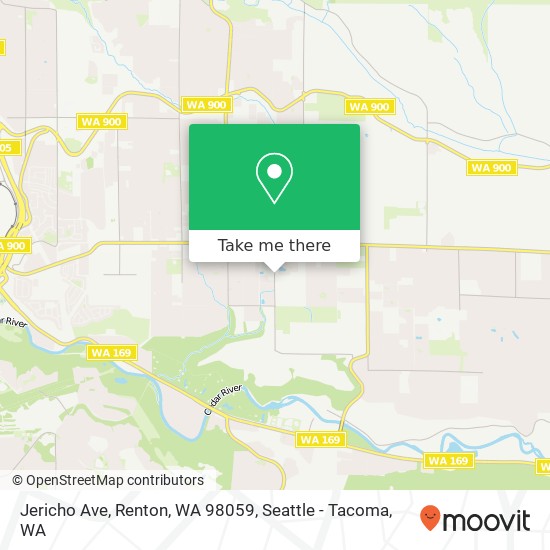 Mapa de Jericho Ave, Renton, WA 98059