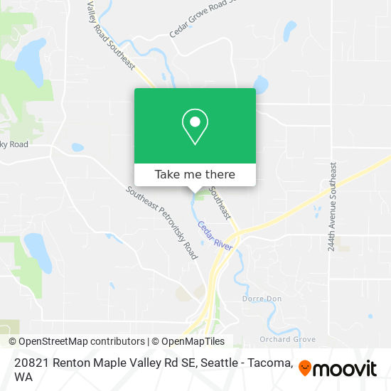 Mapa de 20821 Renton Maple Valley Rd SE