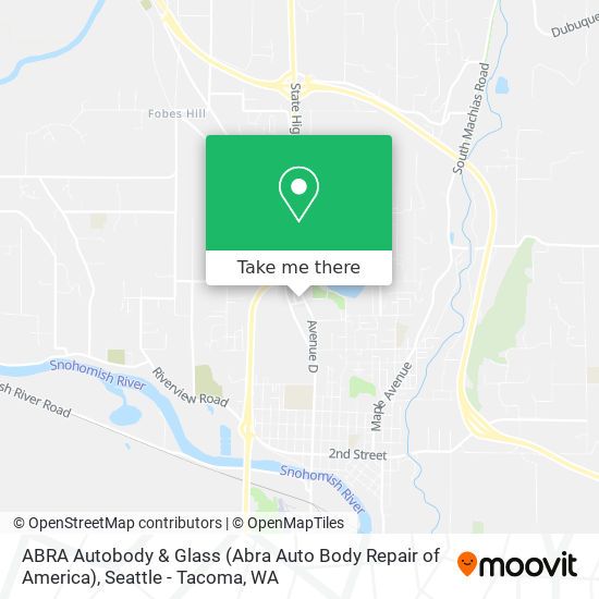 Mapa de ABRA Autobody & Glass (Abra Auto Body Repair of America)