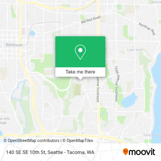 Mapa de 140 SE SE 10th St