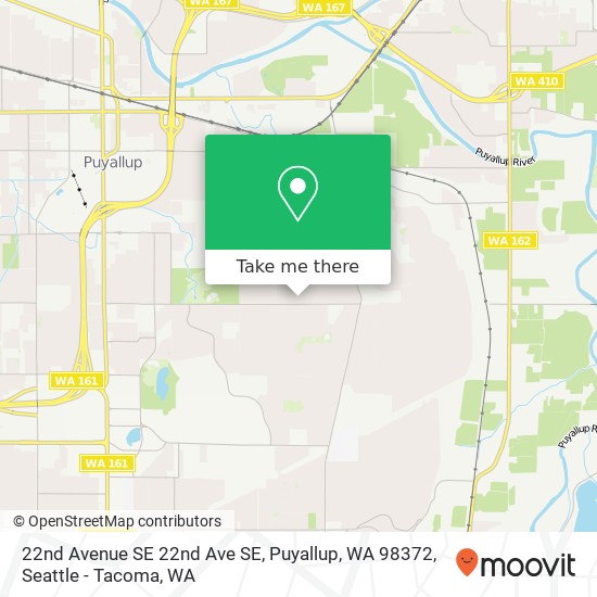 22nd Avenue SE 22nd Ave SE, Puyallup, WA 98372 map