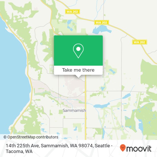 14th 225th Ave, Sammamish, WA 98074 map