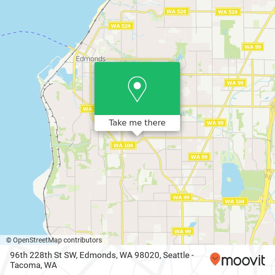 Mapa de 96th 228th St SW, Edmonds, WA 98020