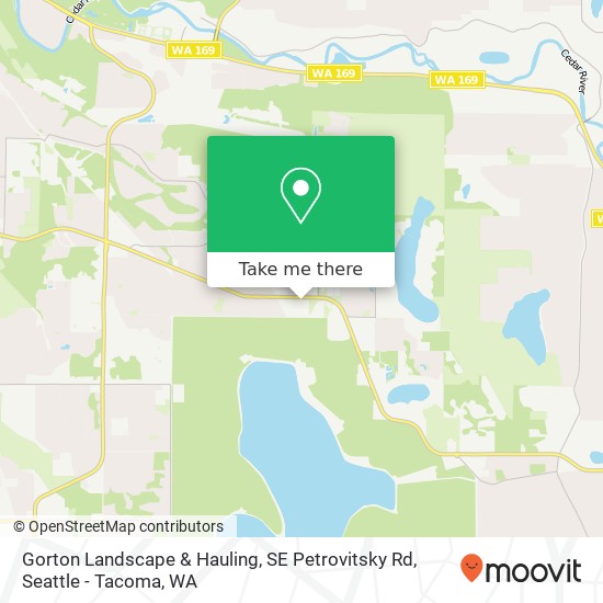 Gorton Landscape & Hauling, SE Petrovitsky Rd map