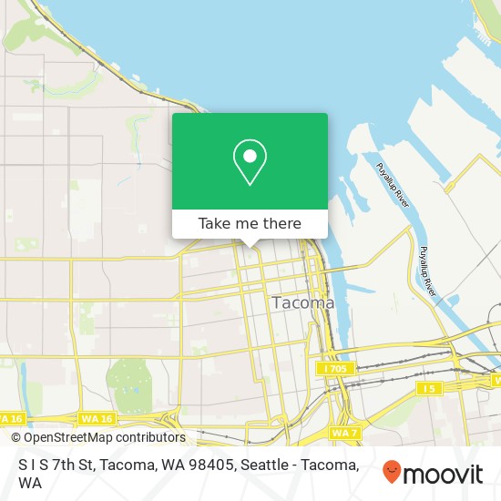 S I S 7th St, Tacoma, WA 98405 map