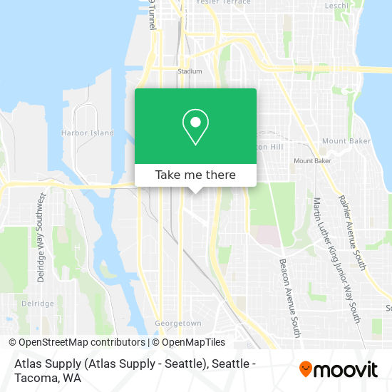 Mapa de Atlas Supply (Atlas Supply - Seattle)