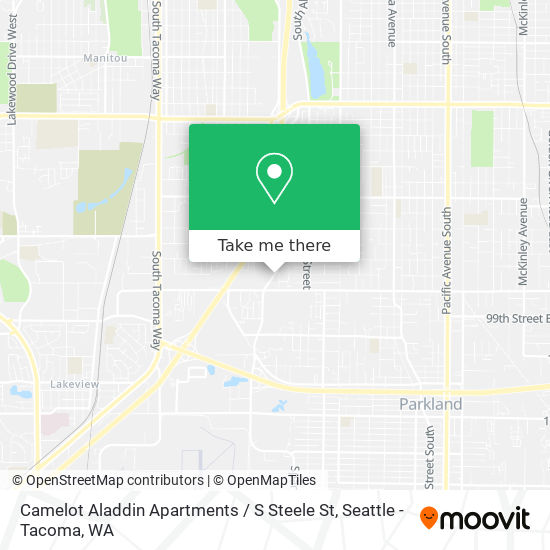 Mapa de Camelot Aladdin Apartments / S Steele St