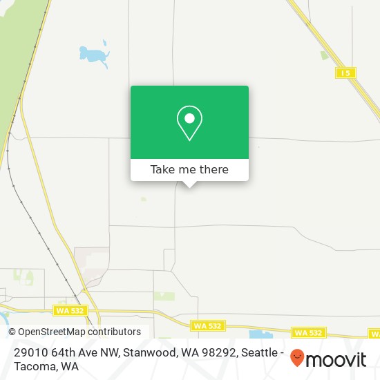 Mapa de 29010 64th Ave NW, Stanwood, WA 98292