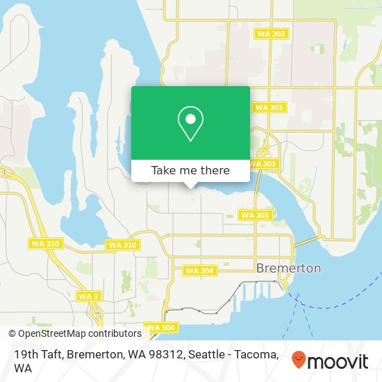 Mapa de 19th Taft, Bremerton, WA 98312